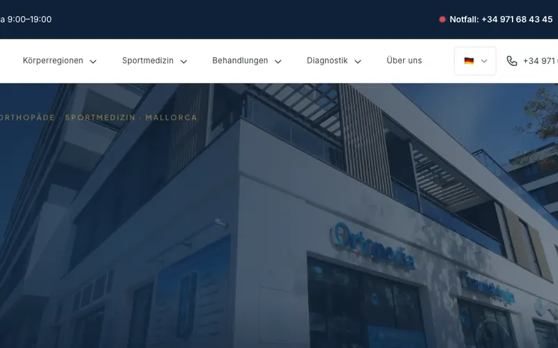 Hautarzt Mallorca: myskin Dermatology Mallorca – Website-Ansicht