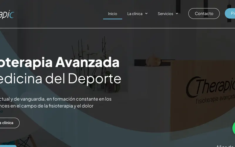 Sportorthopäde Mallorca: Therapic – Advanced Physiotherapy Manacor – Website-Ansicht